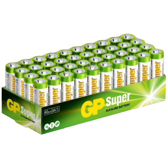Pack 40 piles AA GP Batteries