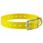 Collier pour chien en polyuréthane jaune Country