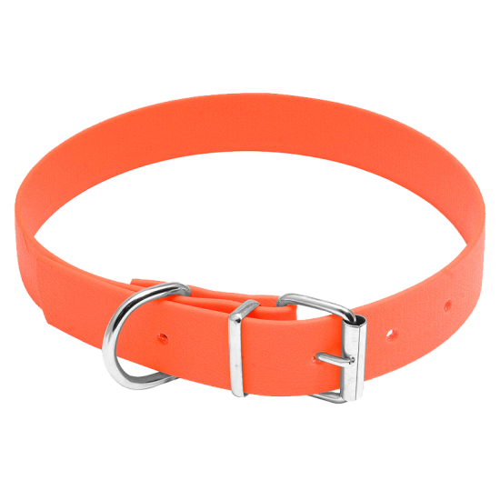 Collier pour chien polyuréthane orange fluo Country