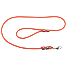 Laisse pour chien 1,20m en biothane orange Hélen Baud