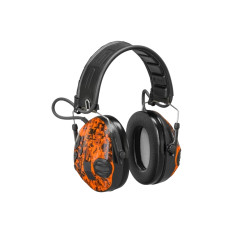 Casque électronique coquilles vertes/oranges digital Camo SportTac Peltor