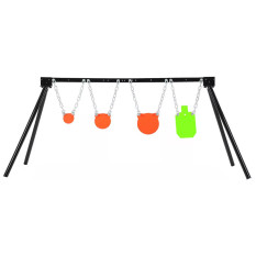 Lot de quatre cibles gongs en acier Foyoto