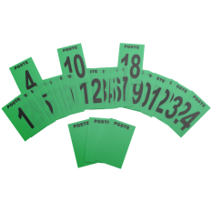 Lot de 27 plaques pour postes de chasse Vert