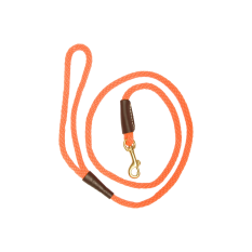 Laisse corde orange diamètre 1.3cm Country