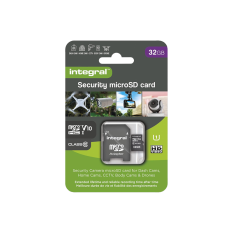 Carte micro SD 32Gb Security camera Integral