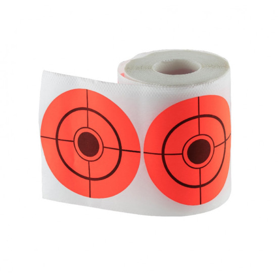 Rouleau de 250 cibles stickers 7,5 cm de diamètre