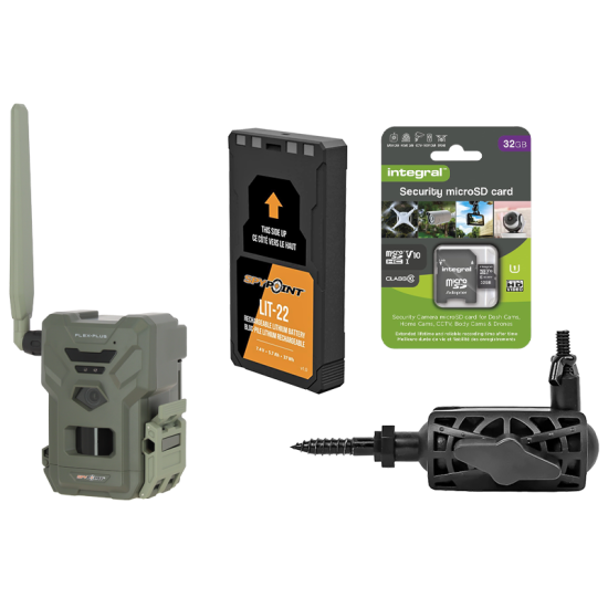 Pack Complet Piège Photographique Flex-Plus Spypoint