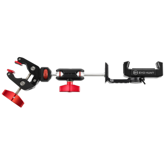 Support smartphone la chasse avec pince – Bras articulé