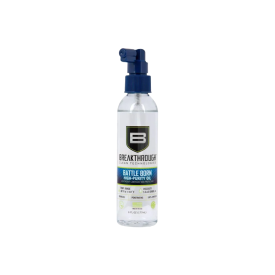 Lubrifiant arme Breakthrough Battle Born High Purity Oil – Entretien chasse
