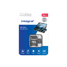 Carte microSD 64 Go High Speed Integral U3 V30 – Piège photo chasse