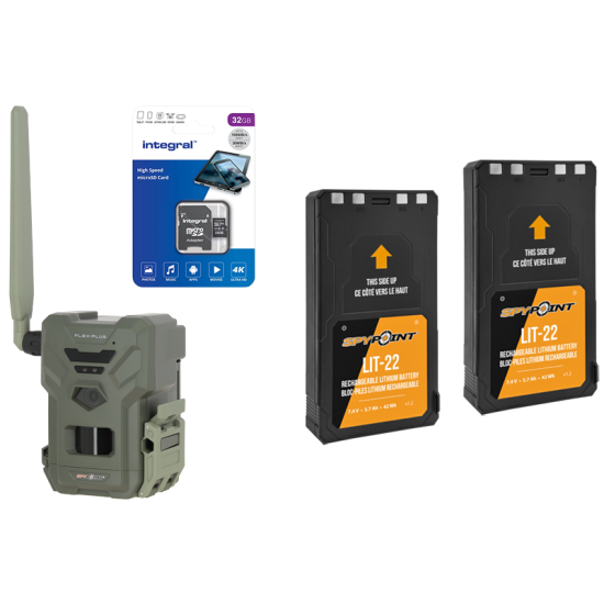 Pack Autonomie Piège Photographique Flex Plus Spypoint