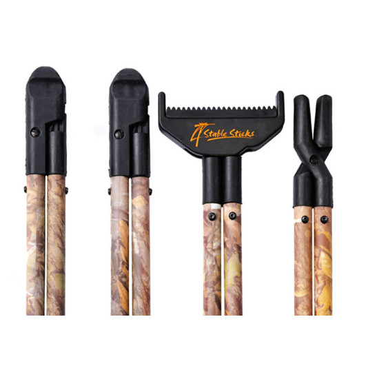 Canne de pirsch camouflage Bush Essential 4 Stable Sticks