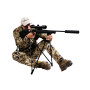 Canne de pirsch Sit Stick 4 Stable Sticks pour chasse à l’affût