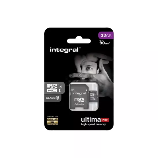 Carte micro SDHC Ultima Pro 32Gb UHS-1 U-1 Integral